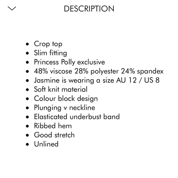 Color block crop tank - Picture 4 of 4